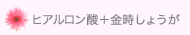 ヒアルロン酸+金時しょうが