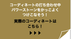実際のコーディネートはこちら!