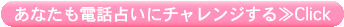 あなたも電話占いにチャレンジする≫Click