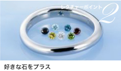 レクチャーポイント2好きな石をプラス