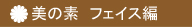 美の素・フェイス編